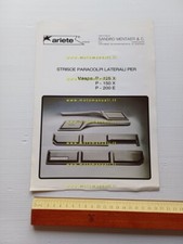 Ariete strisce paracolpi laterali per Vespa PX anni 80 depliant originale