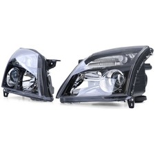 Kit fari in vetro trasparente