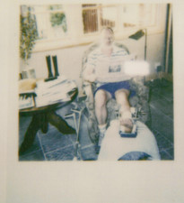 Polaroid vintage foto di una