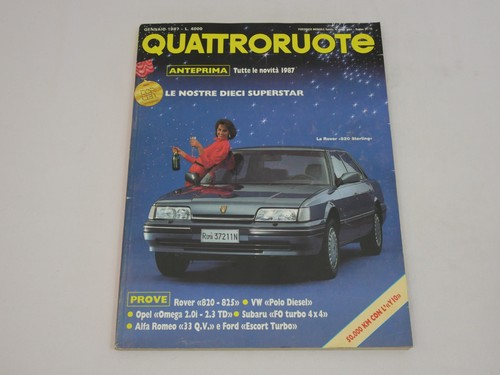 Quattroruote rivista gennaio - rivista,