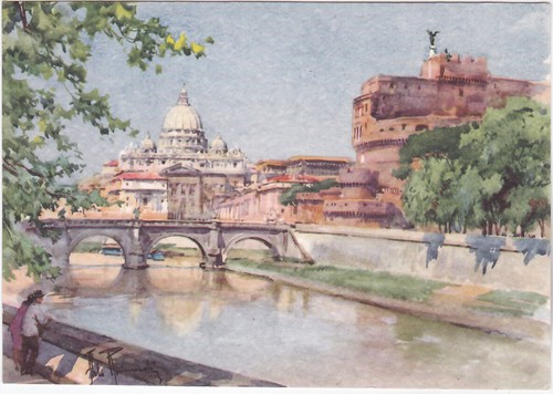 Roma castel angelo con - -,