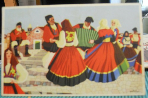 Cartolina illustrata costumi - illustrata,