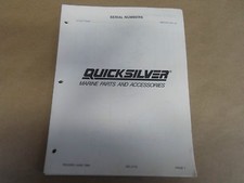 1988 quicksilver ricambi - 1988, e