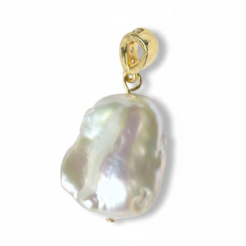 Collana con ciondolo perle