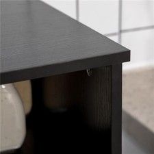 Credenza cucina in legno nera