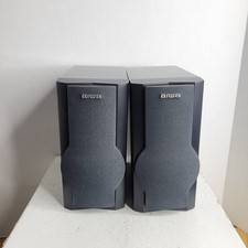 Aiwa XR-MS3 Micro Stereo System Speaker Set Of 2 Model SX-MS7 Tested Working 