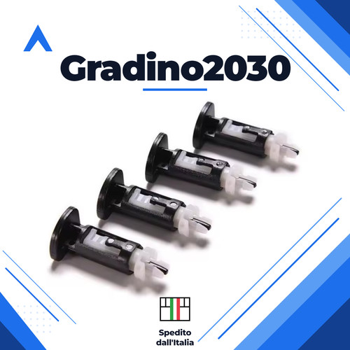 Clip fissaggio dissipatore - 4x,