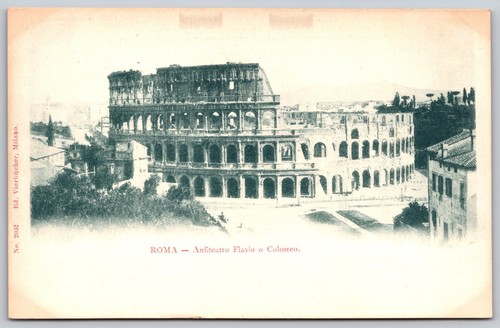 Cartolina roma colosseo - roma,