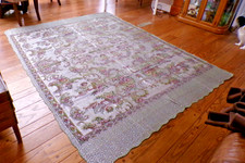 Raro copriletto tessuto - raro, frette