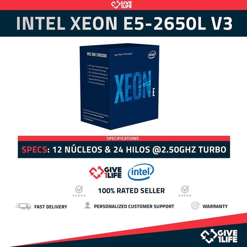 Intel xeon 2650l 12 - v3, (12
