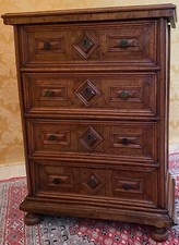 Restaurato!  Mobile alto Atiquariato in noce cassettone Luigi XIV primi del ‘700