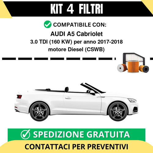 Kit filtri tagliando per - 4,