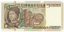 5000 LIRE RITRATTO D'UOMO