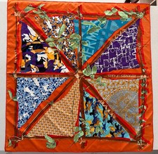 Sciarpa seta HERMES Carre 90