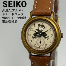 Orologio Seiko ALBA Donald Duck Quartz vintage anni 90 batteria sostituita oggi