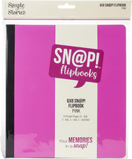 Flipbook rosa Sn@P 6"X8"