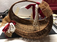cestino in vimini  portafrutta