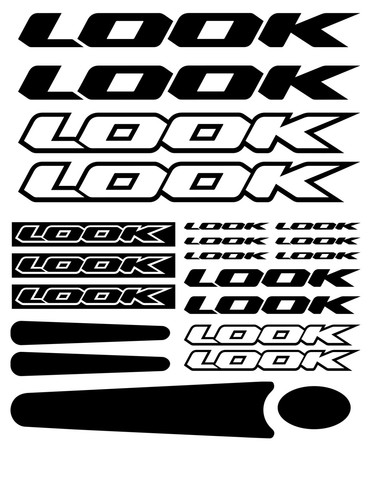 Set decalcomanie ciclo look - decalcomanie,