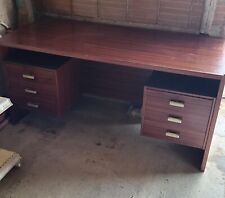 Scrivania Vintage In Palissandro Cm 160x Cm 72 X H 76 Anni 60 Ottime Condizioni 