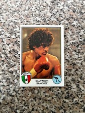 SPORT SUPERSTARS EUROFOOTBALL 82 PANINI N.78 SANCHEZ ORIGINALE NEW CON VELINA