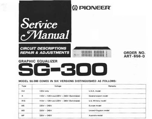 Service manual schemi - service,