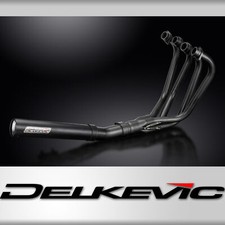 Silenziatore dritto scarico Honda CB750F DOHC 79-83 nero rivestito in ceramica inox