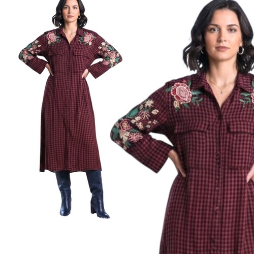 Maxi abito spolverino - , zara
