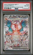 Charizard ex 223 PSA 8 - OBF Ossidiana Infuocata - Carta Gradata ITALIANO ITA