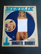 MENELIK 14 POSTER ASLAN-INTERVISTA BRIGITTE BARDOT-SUPERSEX TATTILO EDITRICE1972