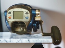 Mulinello elettrico Daiwa SEABORG 500Fe grande gioco USATO JPN