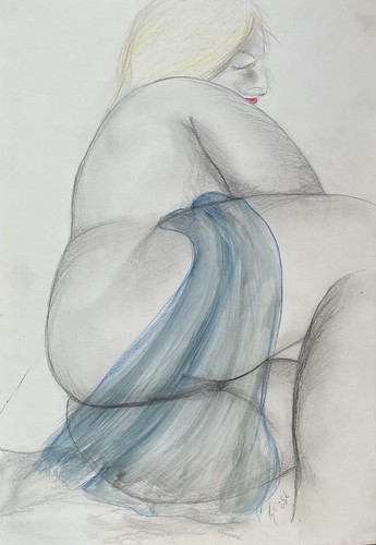 Ritratto femminile nudo - femminile, di