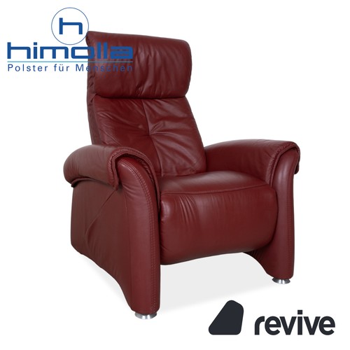 Himolla pelle poltrona - himolla, rosso