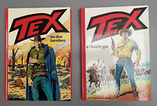 n.2 TEX cartonato - Tra due bandiere - Tex e i fuorilegge - 1° ed. ottimo