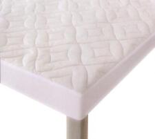 Coprirete Trapuntato Bianco con Fascia Angoli per Letto Singolo 2506S90