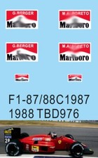 1/24 Decals per Ferrari