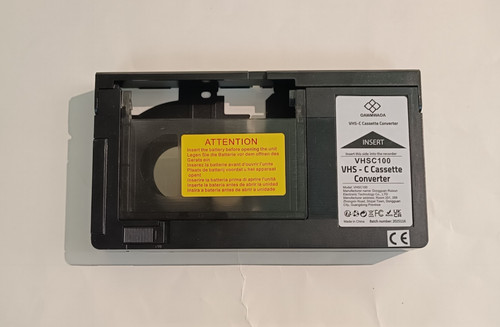Adattatore vhs per - per, cassette