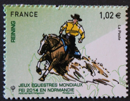 Timbre france reining - timbre,