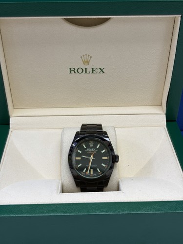 Rolex milgauss 116400gv pvd - rolex,