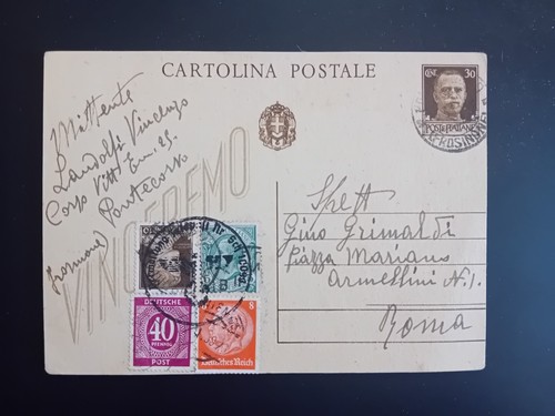 Cartolina postale regno - cartolina,