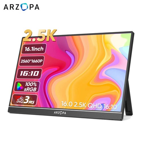Monitor portatile arzopa - portatile, 16"