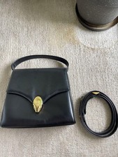 GIVENCHY Borsa a tracolla vintage nera con hardware dorato
