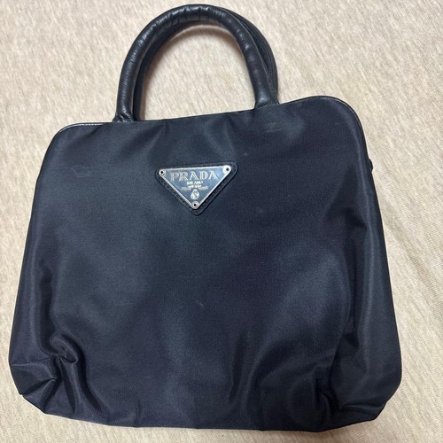 Prada black handbag - prada,