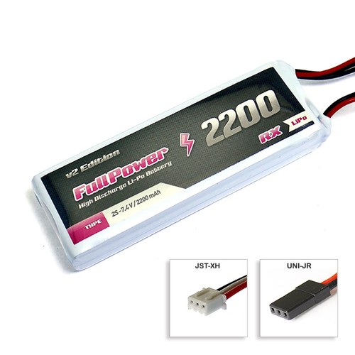 Fullpower batteria lipo 2s - rx,