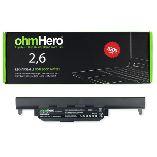 Batteria ohmhero nera 5200 - nera,