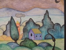 Olio su tavola - Charaka