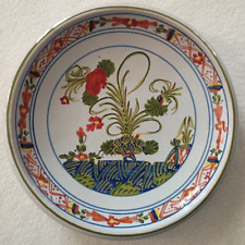 Ceramica di Faenza - piattino diametro cm 12 decoro "GAROFANO"