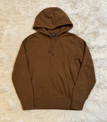 Felpa con cappuccio zegna - con,