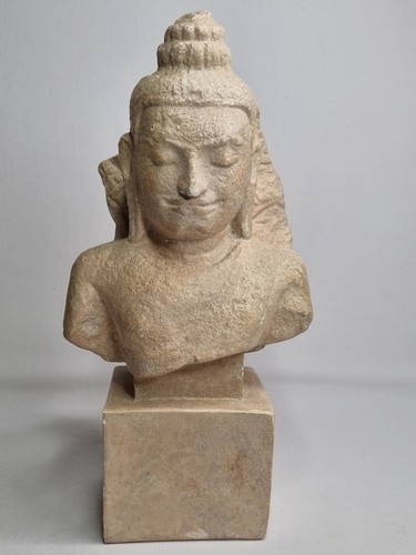 Buste bouddha plâtre - bouddha,