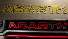 Scritta Griglia Anteriore Abarth 500/595 Punto Lettere Calandra Nido D Ape 