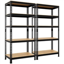 Set di 2 Scaffali a 5 Ripiani